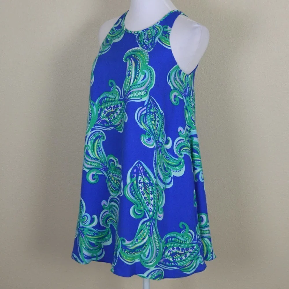 Lilly Pulitzer Wright Dress Blue Crush XS - Picture 2 of 7